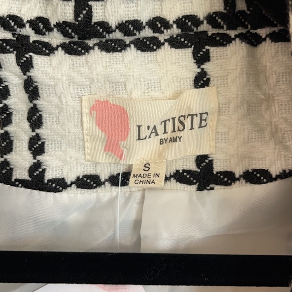 GlamVault Plaid Jacket Size Small NWT - Picture 8 of 10